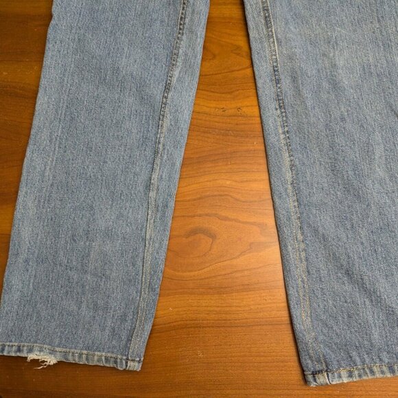 Cinch Black Label Jeans Mens 38x32 Blue Denim Light Wash Western Cowboy Loose - Picture 13 of 15